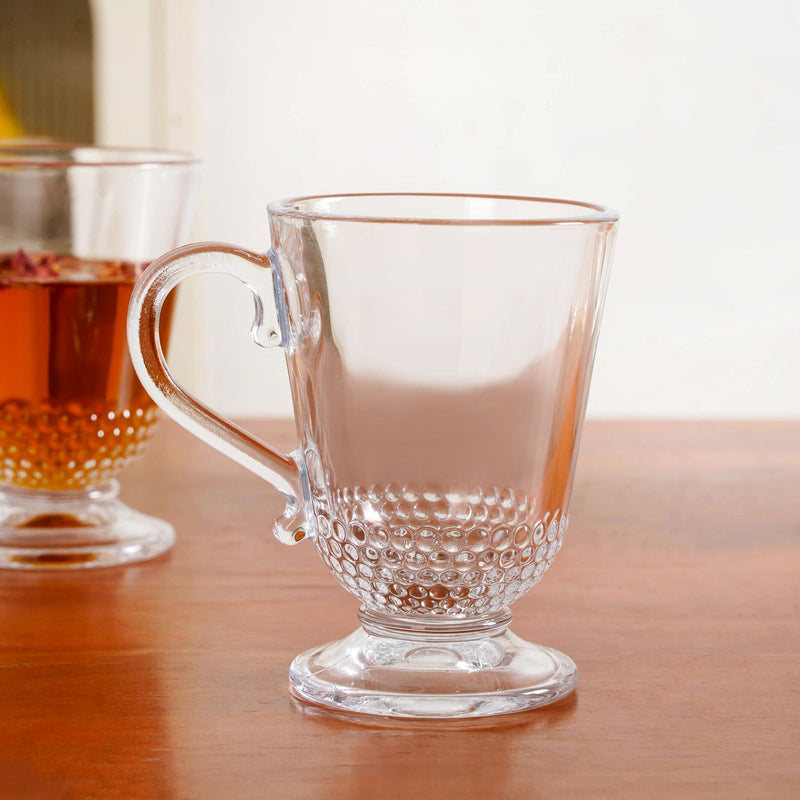 Hobnail Irish Coffee Glass Set Of 6 196ml