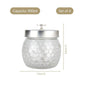 Honeycomb Bee Knob Jar With Lid Set Of 4 900ml