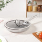 Honeycomb Non Stick Triply Frypan With Lid 1750ml