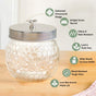 Honeycomb Bee Knob Jar With Lid Set Of 4 900ml