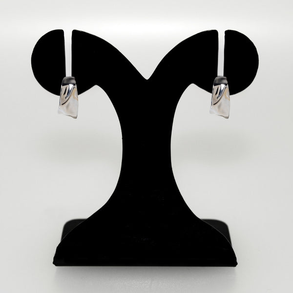 Beautifully Bold Silver Hoop Earrings