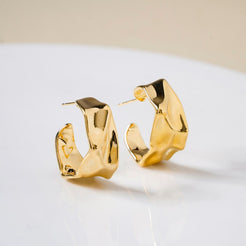 Beautifully Bold Gold Hoop Earrings