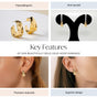 Beautifully Bold Gold Hoop Earrings