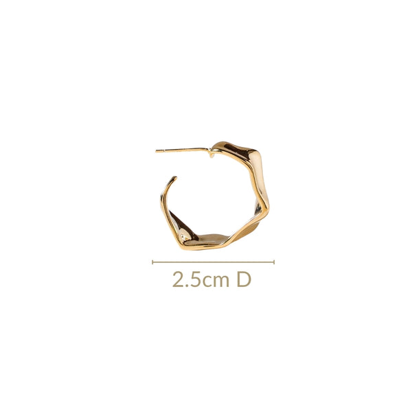 Beautifully Bold Gold Hoop Earrings