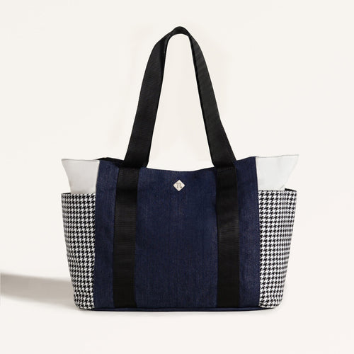 Houndstooth Pattern Tote Bag For Women