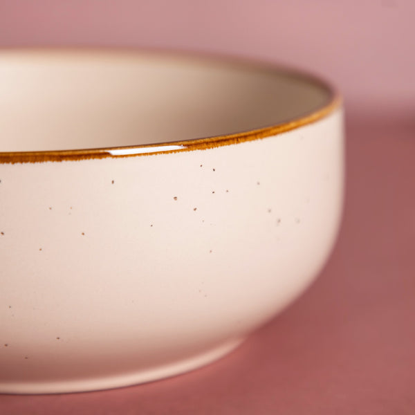 Kiona Stoneware Serving Bowl 7 Inch 1 L - Bowl, ceramic bowl, serving bowls, noodle bowl, salad bowls, bowl for snacks, large serving bowl | Bowls for dining table & home decor