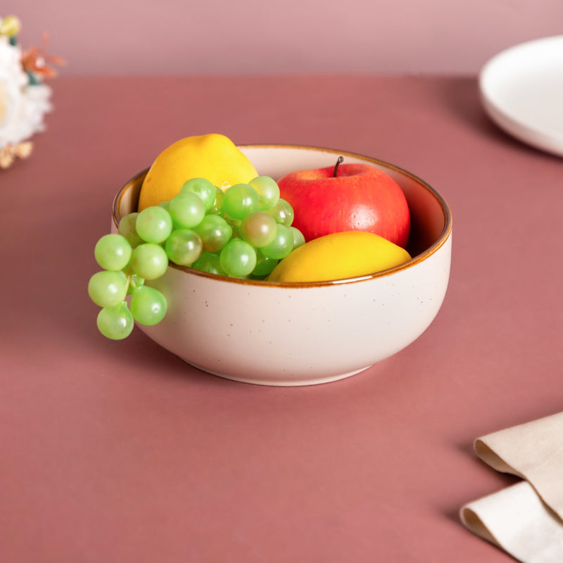 Kiona Stoneware Serving Bowl 7 Inch 1 L - Bowl, ceramic bowl, serving bowls, noodle bowl, salad bowls, bowl for snacks, large serving bowl | Bowls for dining table & home decor