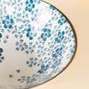 Blue Ditsy Flower Ceramic Ramen Bowl 800 ml - Soup bowl, ceramic bowl, ramen bowl, serving bowls, salad bowls, noodle bowl | Bowls for dining table & home decor