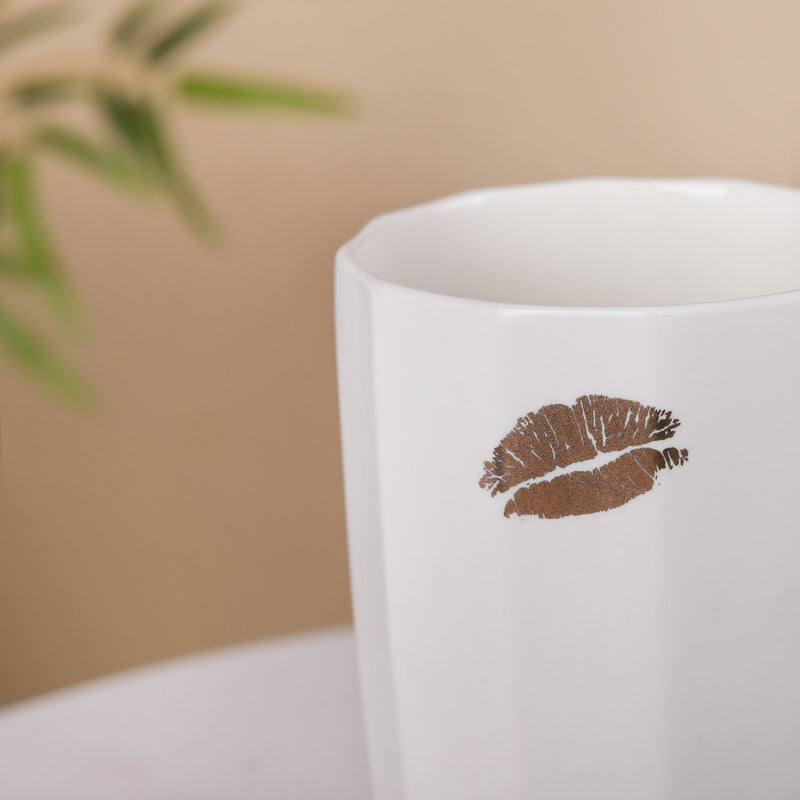 Cup With Lid and Spoon- Mug for coffee, tea mug, cappuccino mug | Cups and Mugs for Coffee Table & Home Decor