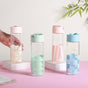 Patterned Grip Bottle - Water bottle, juice bottle, glass bottle | Bottle for Travelling & Dining Table