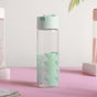 Patterned Grip Bottle - Water bottle, juice bottle, glass bottle | Bottle for Travelling & Dining Table