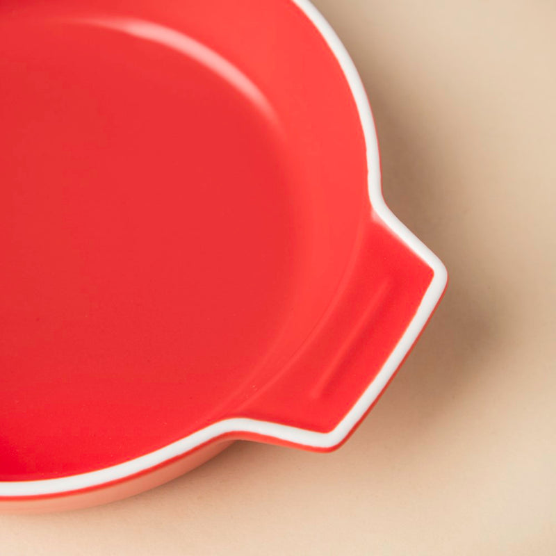 Ceramic Baking Pot Red Small 400ml