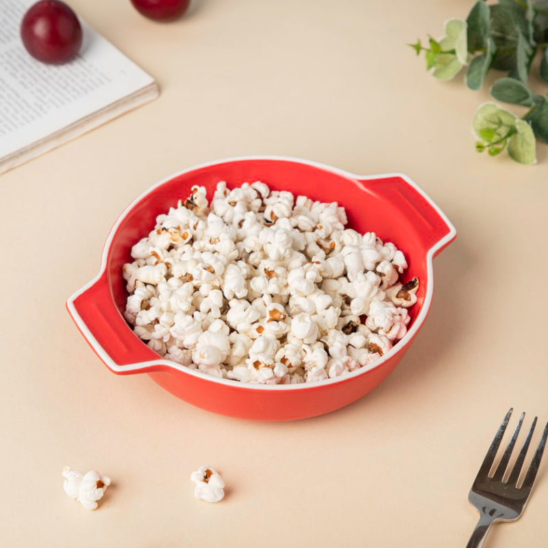 Ceramic Baking Pot Red Small 400ml