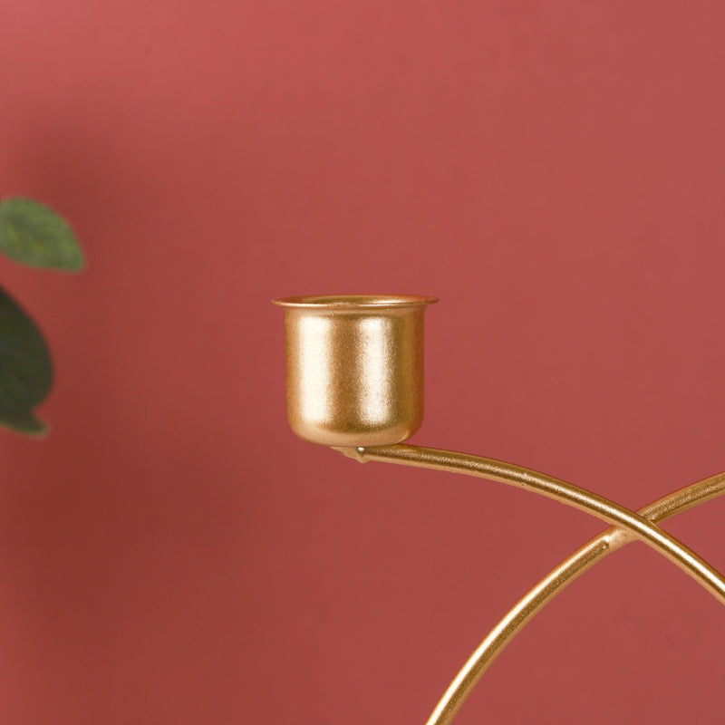 Gold Candle Stand - Candle stand | Home decor