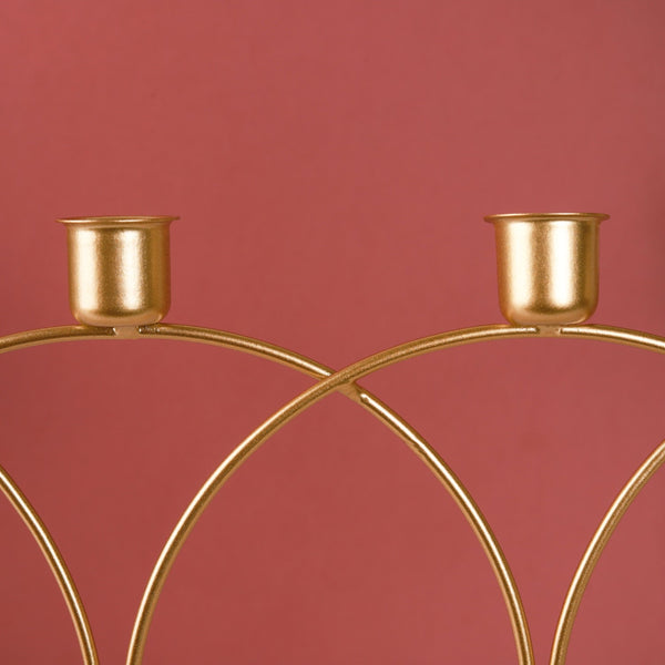 Gold Candle Stand - Candle stand | Home decor