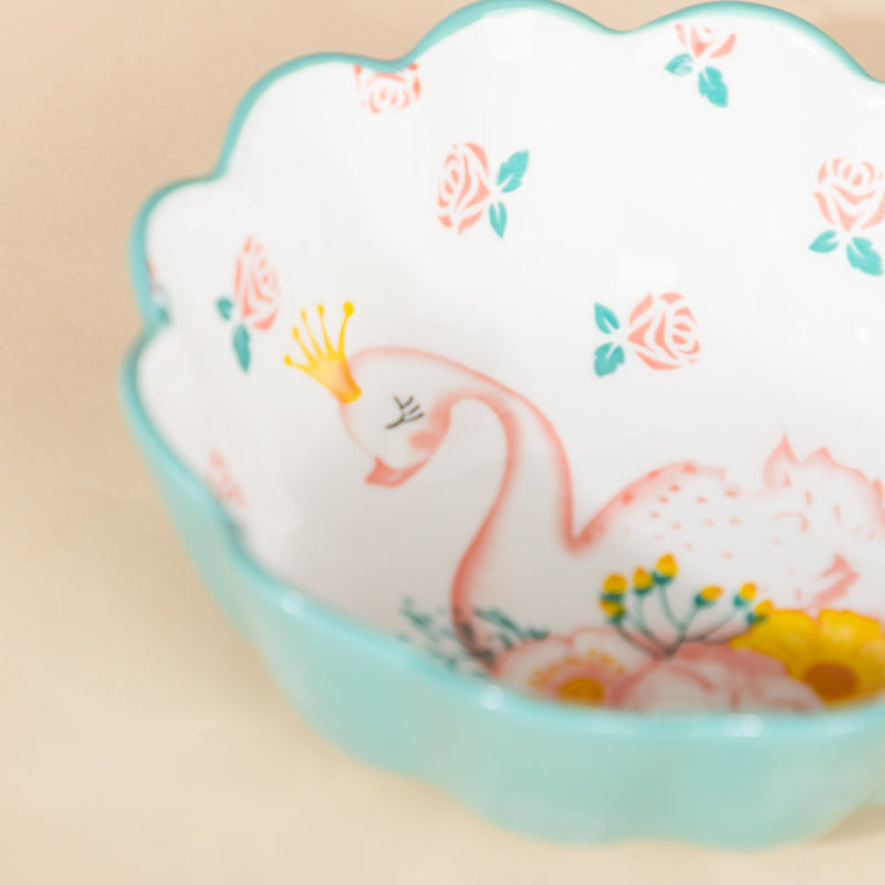 Swan Snack Bowl 400 ml - Bowl,ceramic bowl, snack bowls, curry bowl, popcorn bowls | Bowls for dining table & home decor