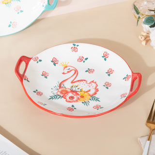 Swan Round Dish