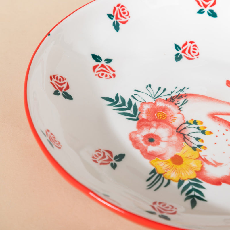 Swan Dinner Plate - Serving plate, snack plate, ceramic dinner plates| Plates for dining table & home decor