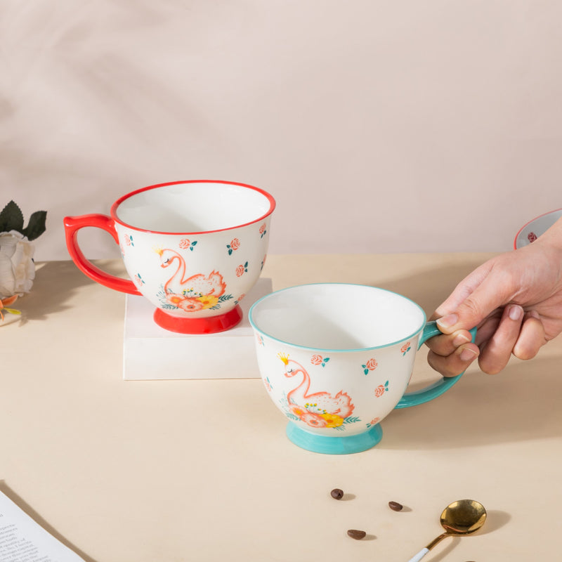 Swan Teacup- Tea cup, coffee cup, cup for tea | Cups and Mugs for Office Table & Home Decoration