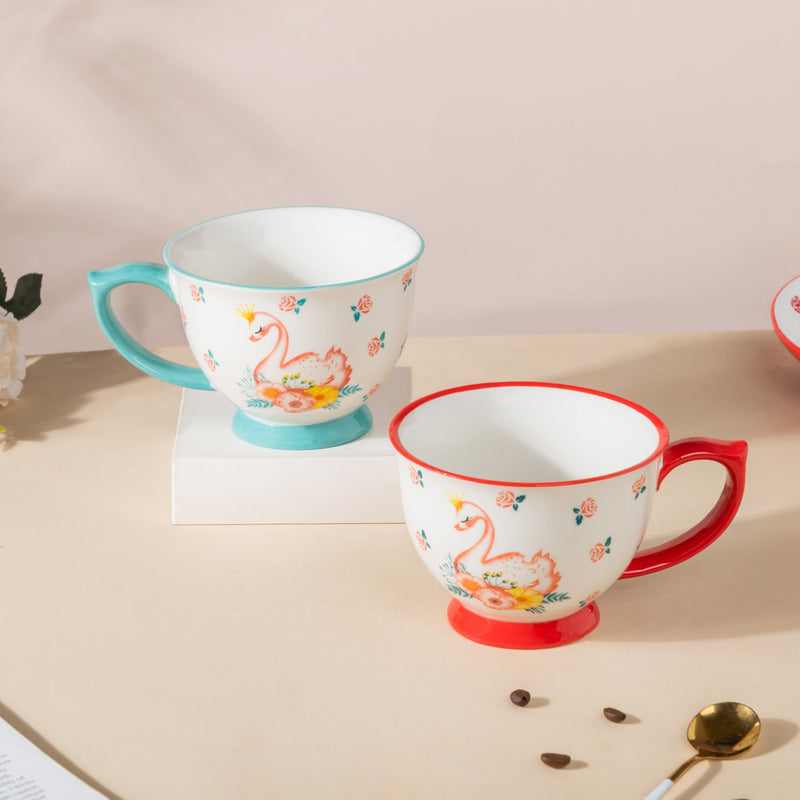 Swan Teacup- Tea cup, coffee cup, cup for tea | Cups and Mugs for Office Table & Home Decoration