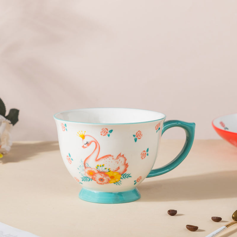 Swan Teacup- Tea cup, coffee cup, cup for tea | Cups and Mugs for Office Table & Home Decoration