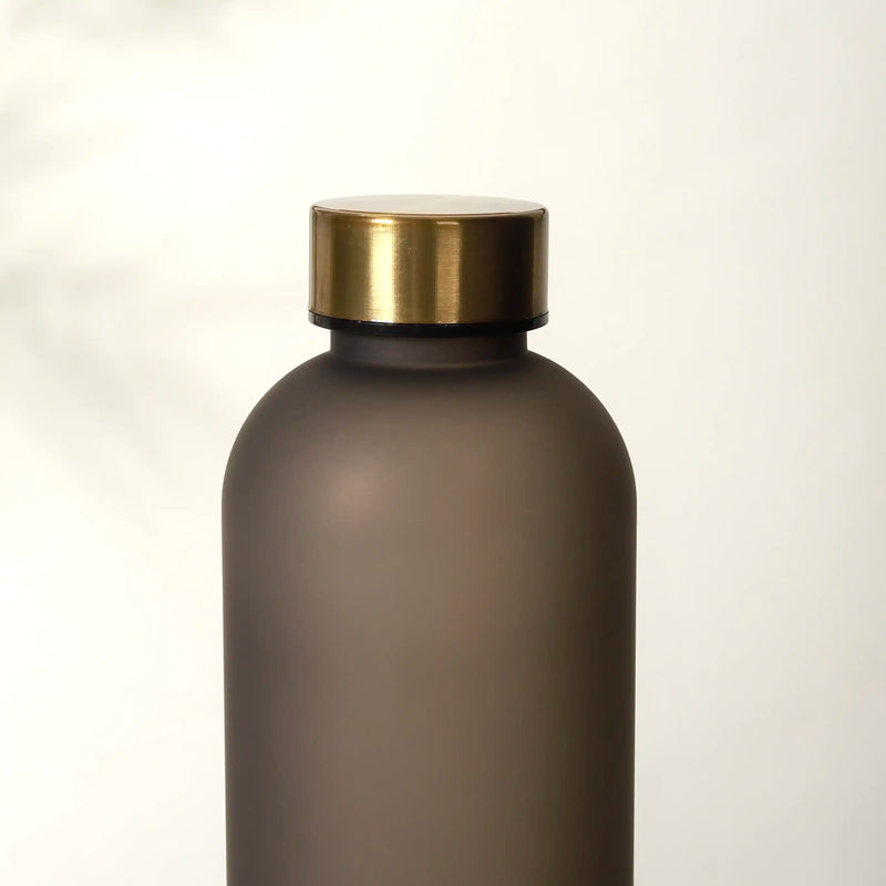 Sleek Chic Water Bottle Black 1L Set Of 2 - Water bottle, water bottle for office, travel water bottle, BPA free water bottle