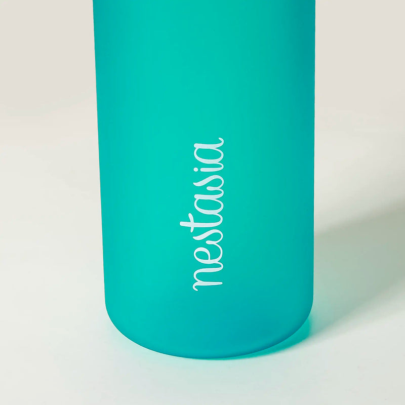 Hydration Water Bottle Teal 1L Set Of 2 - Water bottle, water bottle for office, travel water bottle, BPA free water bottle, leakproof water bottle