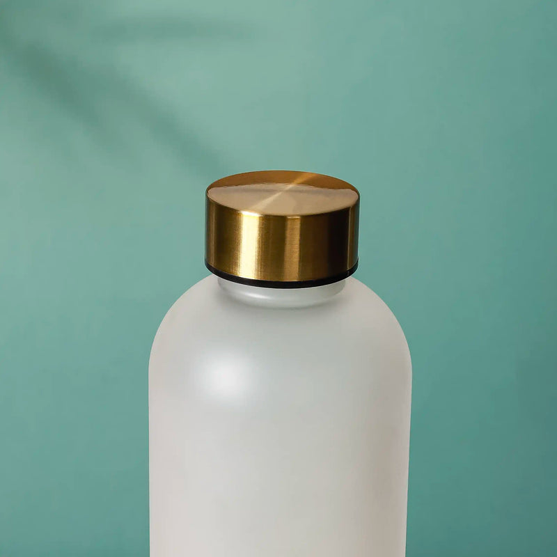 Time Marker Matte Water Bottle White 1L Set Of 2 - Water bottle, water bottle for office, travel water bottle, BPA free water bottle