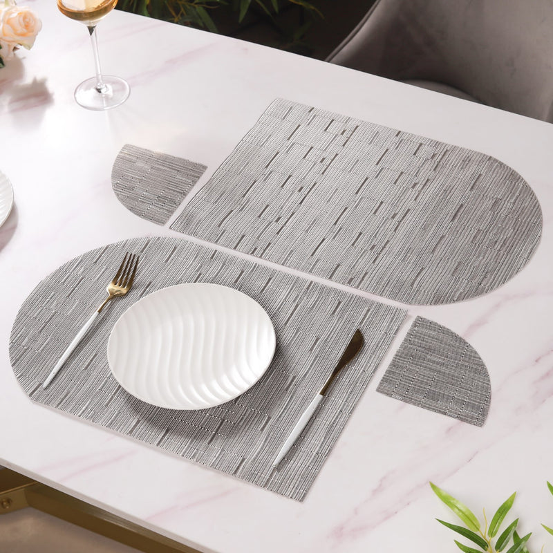 Patterned Coaster and Placemat Set