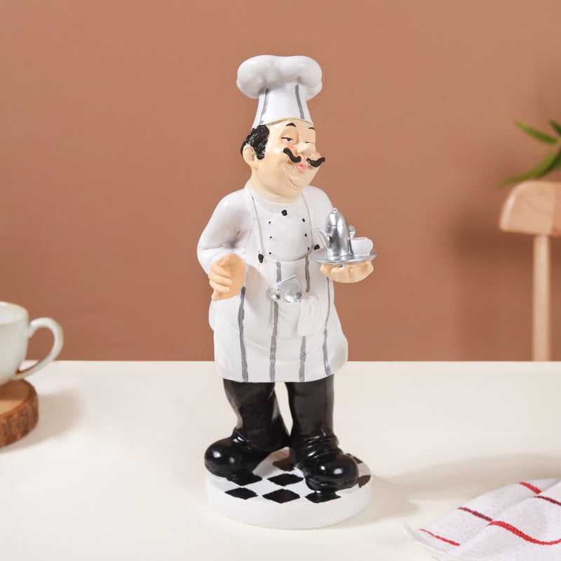 Tea Serving Chef Decor - Showpiece | Home decor item | Room decoration item