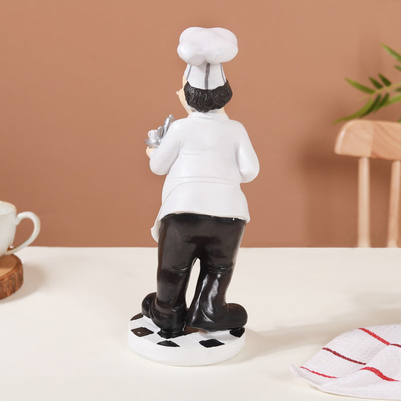 Tea Serving Chef Decor - Showpiece | Home decor item | Room decoration item