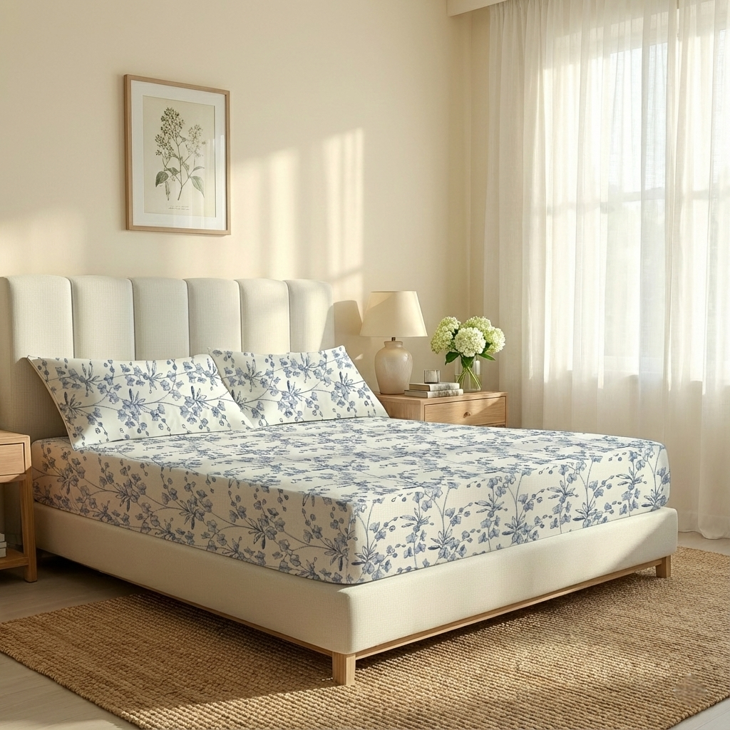 Orchid Whisper Queen Size Bedding Set 254x229cm