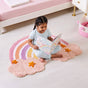 Rainbow Floor Mat For Kids 100x70cm