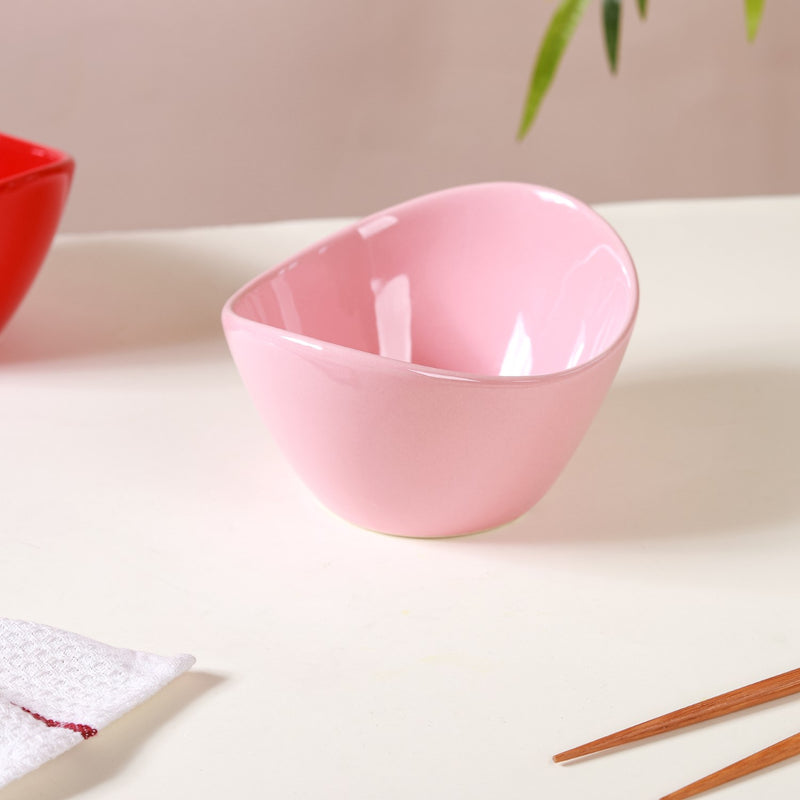 Ceramic Contemporary Bowl Small 400 ml - Bowl, soup bowl, ceramic bowl, snack bowls, curry bowl, popcorn bowls | Bowls for dining table & home decor