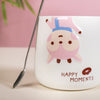 Cartoon Mug With Lid- Mug for coffee, tea mug, cappuccino mug | Cups and Mugs for Coffee Table & Home Decor