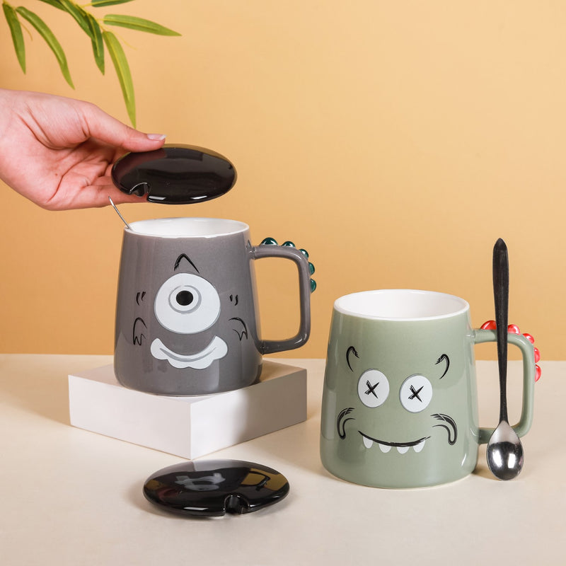Funky Faces Mug- Mug for coffee, tea mug, cappuccino mug | Cups and Mugs for Coffee Table & Home Decor