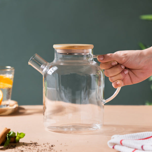 Glass Tea Kettle - Tea kettle, glass jar kettle, glass teapot | Kettle for Dining table & Home decor
