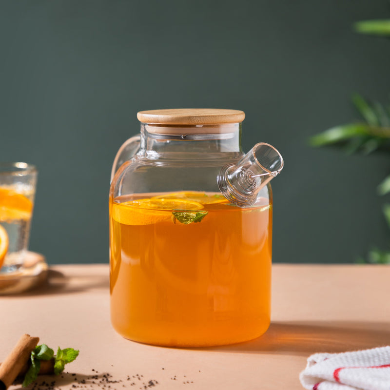 Glass Tea Kettle - Tea kettle, glass jar kettle, glass teapot | Kettle for Dining table & Home decor