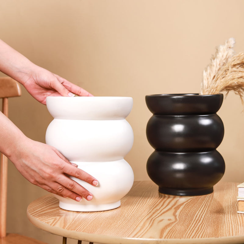 Spiral Vase - Flower vase for home decor, office and gifting | Home decoration items