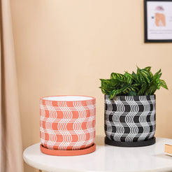 Textured Plant Pot Large - Indoor planters and flower pots | Home decor items