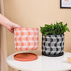 Textured Plant Pot Large - Indoor planters and flower pots | Home decor items