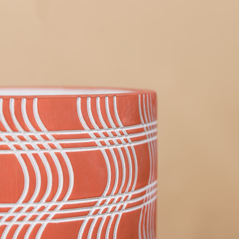 Textured Plant Pot Large - Indoor planters and flower pots | Home decor items