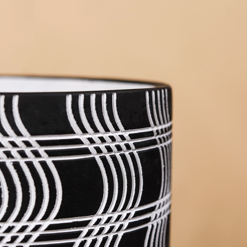 Textured Plant Pot Large - Indoor planters and flower pots | Home decor items