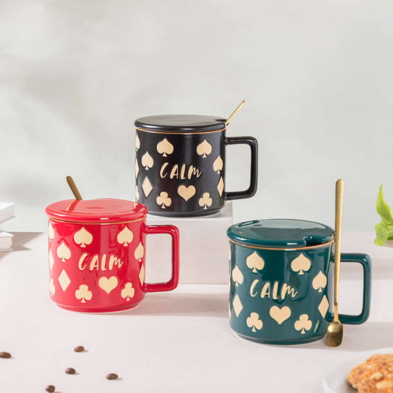 Card Mug- Mug for coffee, tea mug, cappuccino mug | Cups and Mugs for Coffee Table & Home Decor