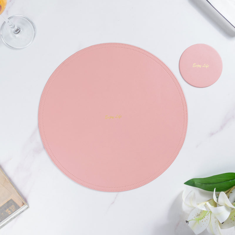 Round Mat And Coaster Set