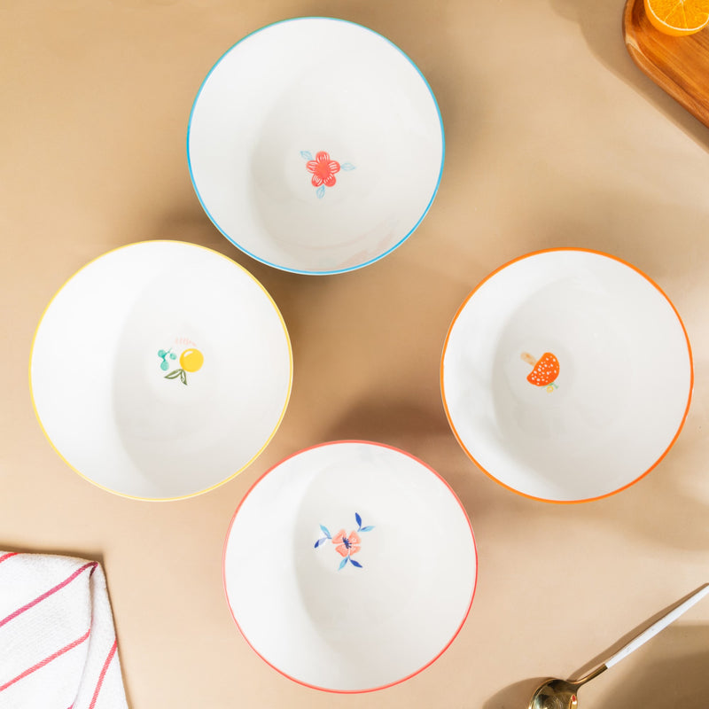Colorful Serving Bowl - Large - Bowl, ceramic bowl, serving bowls, noodle bowl, salad bowls, bowl for snacks, large serving bowl | Bowls for dining table & home decor