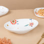 Oval Floral Bowl - Bowl, ceramic bowl, serving bowls, noodle bowl, salad bowls, bowl for snacks, large serving bowl | Bowls for dining table & home decor