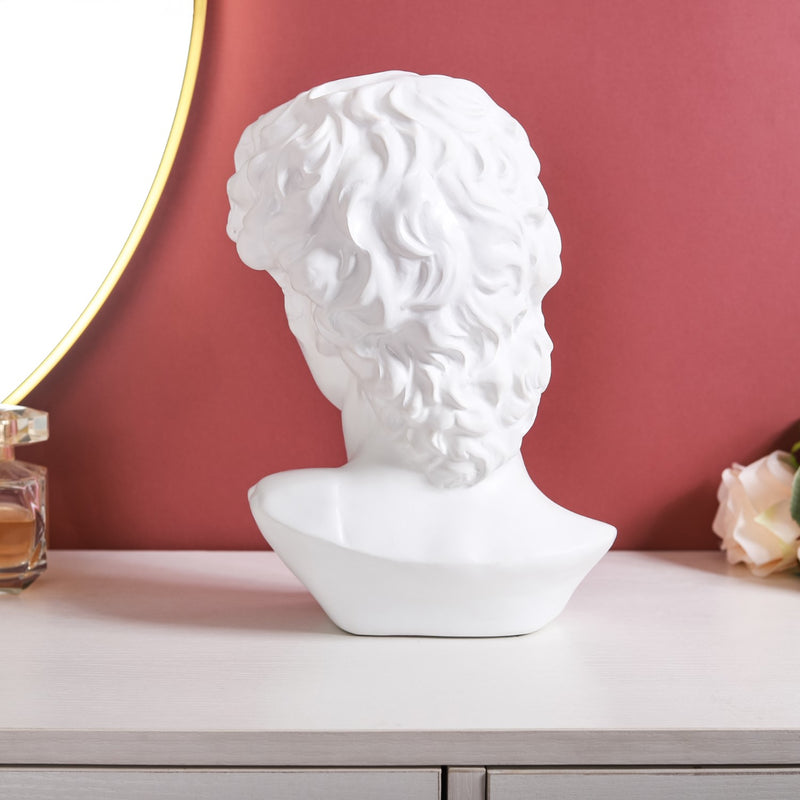 Sculpture Art White - Showpiece | Home decor item | Room decoration item