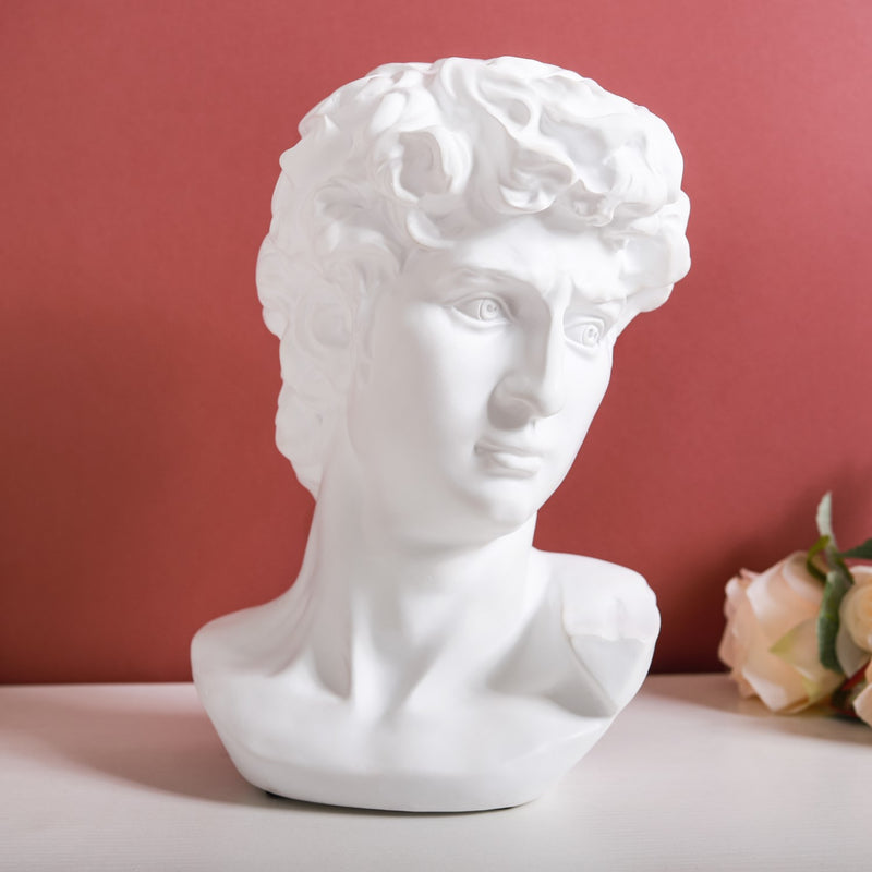 Sculpture Art White - Showpiece | Home decor item | Room decoration item