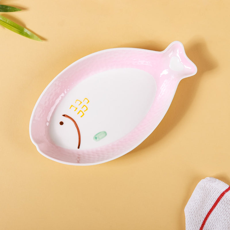 Long Fish Plate - Ceramic platter, serving platter, fruit platter | Plates for dining table & home decor